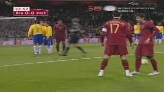 Cristiano Ronaldo Vs Brazil (06-02-2007)