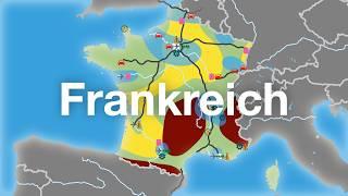 Frankreich - Überblick in Karten