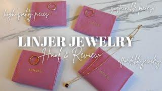 LINJER REVIEW | affordable gold jewelry haul, high quality, gold vermeil, best dainty rings and more