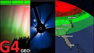 MASSIVE Mystery Object Passes Sun As It Unleashes Earth Directed Flare, G4 Geomagnetic Storm Warning