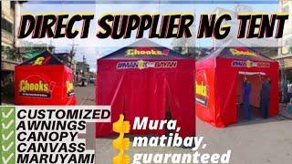 BILIHAN NG TENT NA MURA AT MATIBAY | CUSTOMIZED TENT | DITO sa R-10 TONDO | NDC22 TENT TRADING