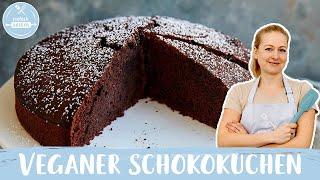 Veganer Schokokuchen| saftiges und veganes Schokokuchen Rezept | VEGAN | Einfach Backen