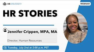 HR Stories: Jennifer Crippen, Mental Health and HR