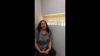 Prettislim l Shelina says, " I feel very light and confident and i recommend Prettislim"