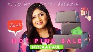 *NYKAA* HOT PINK SALE  HAUL | 2021 | @JUSTBARNAA @JUZBSQUAD