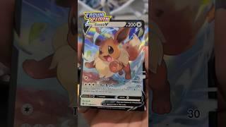 Eevee V 108/159  #pokemon #eevee #tcg #collection #subscribe #youtube #shorts #crownzenith #cute