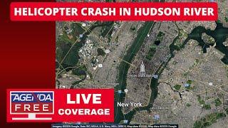 Helicopter Crashes in Hudson River in NYC - LIVE Breaking News Coverage