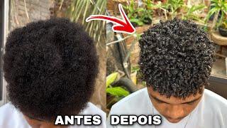 COMO CACHEAR CABELO CRESPO CURTO TIPO 4 | TUTORIAL COMPLETO 2023 - POR RAPHAEL LORRANH