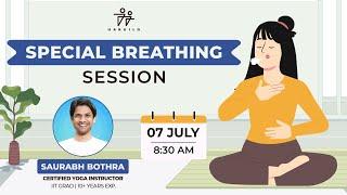 Special Breathing Session @8:30 AM