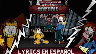 FnF CAPTIVE Lyrics En Español - Vs Gorefield V2 (Ft:@SkivnyOwO) Garfield vs Jon