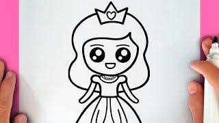 HOW TO DRAW A CUTE PRINCESS