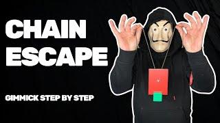 CHAIN ESCAPE MAGIC TRICK TUTORIAL 🪄 Gimmick Step by Step