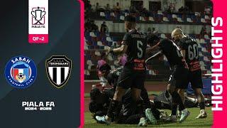 Sabah FC 0-3 Terengganu FC | Highlights Piala FA 2024-2025 | QF2
