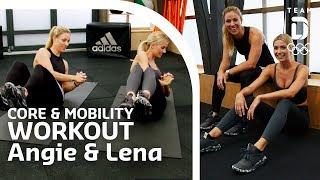 Core & Mobility mit Angelique Kerber und Lena Gercke | Trainingshelden