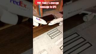 FedEx’s daily message to UPS  #christmas #freecomedy #funny #memes #edit #speedpost