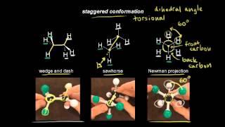 Conformations of ethane | Organic chemistry | Khan Academy