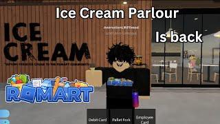 [Day 27] Ice-cream Parlour is back at RoMart (Roblox)