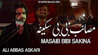 masaib bibi sakina | Ali abbas askari | 13 safar majlis 2024 | shahadat e bibi sakina