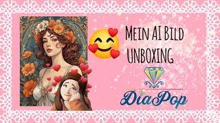  Mein AI Bild als Diamond Painting  | DIAPOP unboxing 