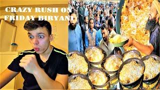 NEVER SEEN BEFORE - CRAZY RUSH On FRIDAY BIRYANI | Turkish Reaction Pakistan Street Food