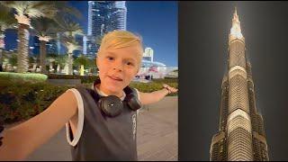 BURJ KHALIFA by NIGHT & FOUNTAIN SHOW ( Super VET!) | Luan Bellinga #190