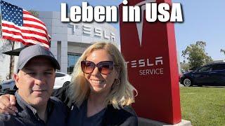 Neue Häuser anschauen & Tesla Probefahrt! | Leben in den USA