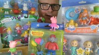 Jazwares Toys Peppa Pig Cocomelon Blippi Benjamin Miffy's Adventures Ben & Holly's Little Kindom