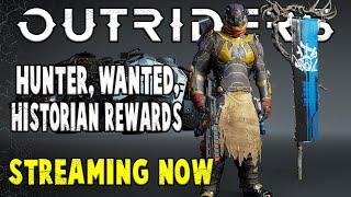 Outriders Coop Live Stream - Completing Hunter, Wanted And Historian For Legendary Gear