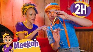 Jam Session with Blippi and Meekah!  | 2 HR OF MEEKAH! | Educational Videos for Kids