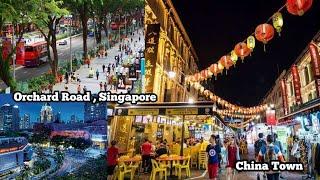 Orchard Road , Singapore and Evening at China Town | DVLOGS