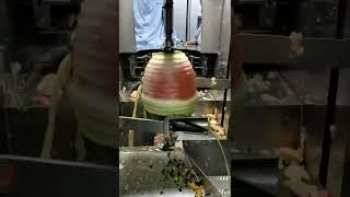 How to peel watermolon fast Commerical watermelon peeler machine