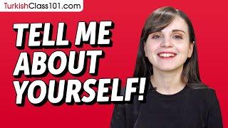 SELF INTRODUCTION | How to Introduce Yourself in Turkish