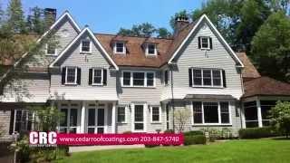 Cedar Roof Coatings -  Beautiful Cedar Roof Homes in New Canaan, CT