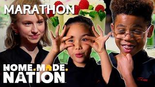 KID CHEFS COMPETE TO MAKE THE TASTIEST CAKES *Marathon* | Man vs Child | Home.Made.Nation