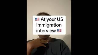 Do this at your U.S. Immigration Interview #akpokulaw #visapplication #greencard