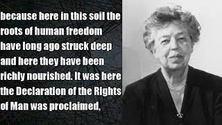 Struggle for Human Rights by Anna Eleanor Roosevelt