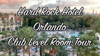 Hard Rock Hotel Orlando - Club Level Room Tour - Universal Studios Orlando