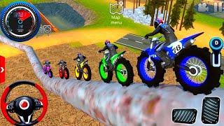 Motocross Dirt Bikes driving Extreme Off-Road Offroad Outlaws motor bike Game For Android Gameplay