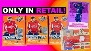 *NEW* RETAIL EXCLUSIVE CHASE CARDS! - 2022-23 Upper Deck Series 2 Hockey Retail Blasters x3