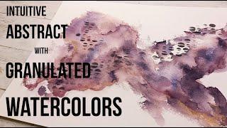 Simple watercolor abstract