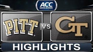 2013 ACC Football Highlights | Pittsburgh vs Georgia Tech | ACCDigitalNetwork