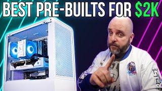 The Best Pre-Built Gaming PCs for a $2K Budget! PowerGPU, Alexander PCs, Paradox, Phynix, iBUYPOWER