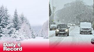 UK weather map shows when five-day snowstorm will hit Scotland