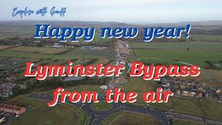 Lyminster bypass from the air! Plus chitchat from a cyclist