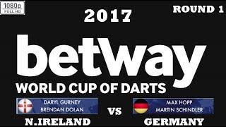 World Cup of Darts 2017 HD 1080p - Round 1 [14of16]: Northern Ireland vs Germany