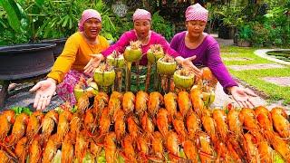 Shrimps in Coconut Steamed Most Delicious Cooking Recipe