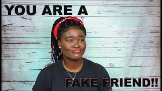 ARE YOU A FAKE FRIEND?!?! | TOFBABE