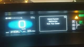 Prius 2016 malfunction