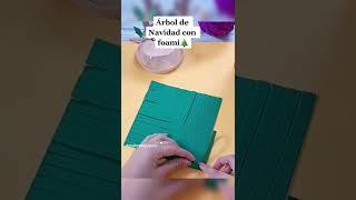 Arbolito navideño con foami 