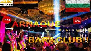 SOFIA Bulgaria NightCLUB ARNAQUE!! Night club, Bar Rooftop 4K VLOG ENG SUB